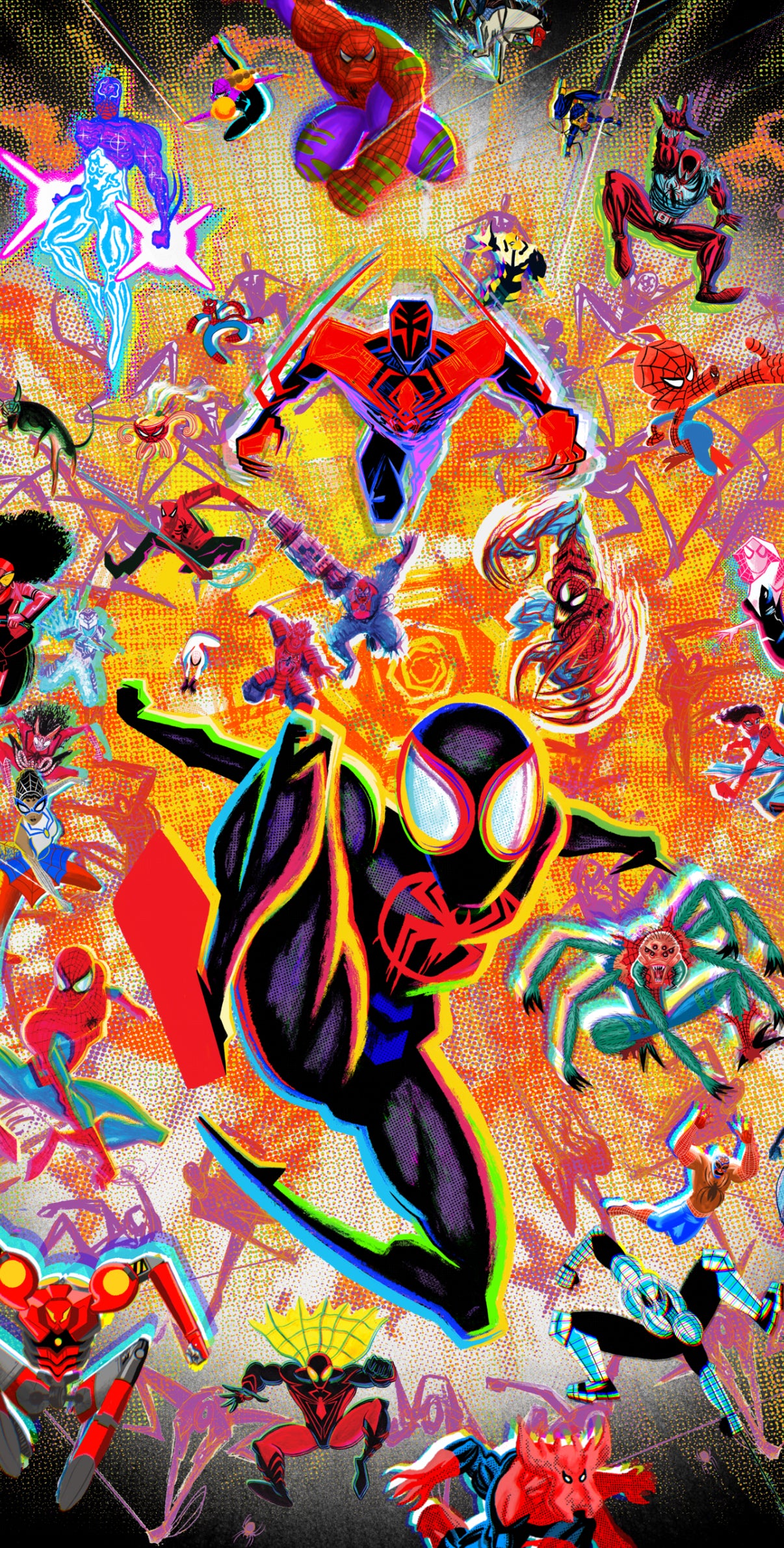 Spiderwebs Streetwear Loose Drop Shoulder T-Shirt