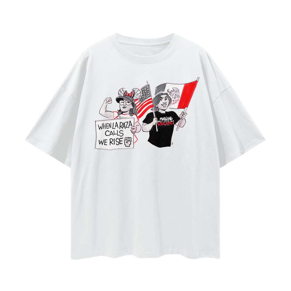 Magical Chicanos Streetwear Loose Drop Shoulder T-Shirt