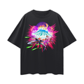 Hyper Space Streetwear Loose Drop Shoulder T-Shirt